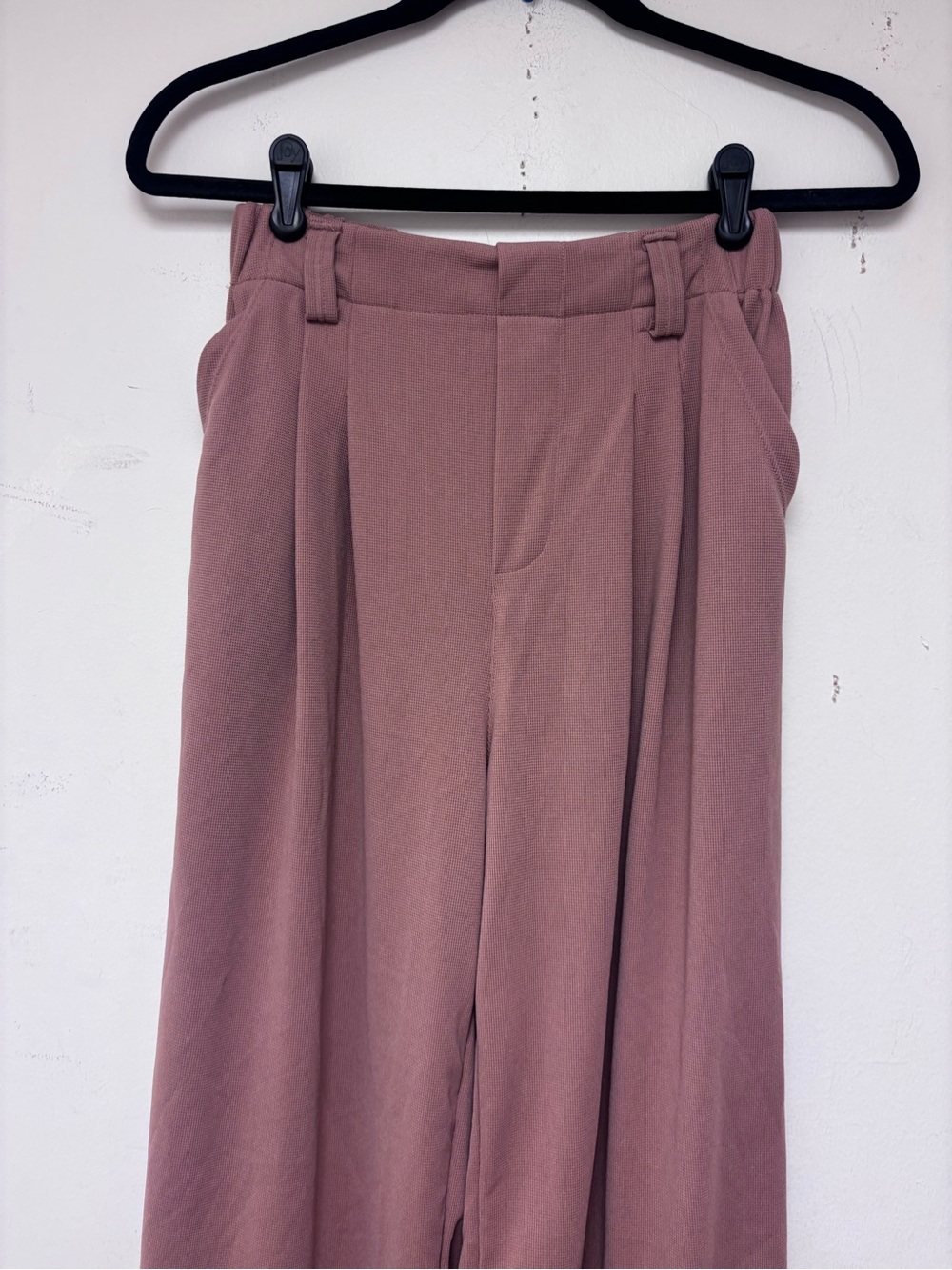 NWT Halara Flex High Waisted Pocket Wide Leg Waffle Work Pant - Picture 7 of 11